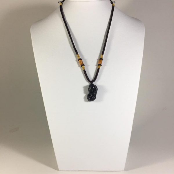 Mặt dây chuyền Tỳ Hưu đá Obsidian (2205)